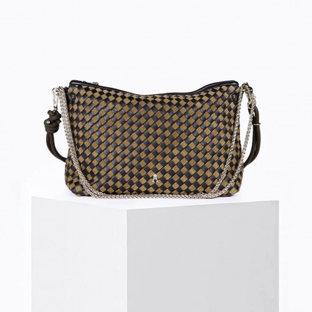 Sac CRAIE STUDIO Mallow Tressé Sepia Noir