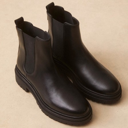 Boots RIVECOUR N°301 Cuir Noir