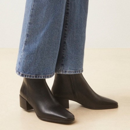 Boots RIVECOUR N°406 Cuir Noir 