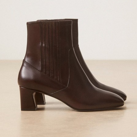 Boots RIVECOUR N°522 Cuir Marron Chocolat