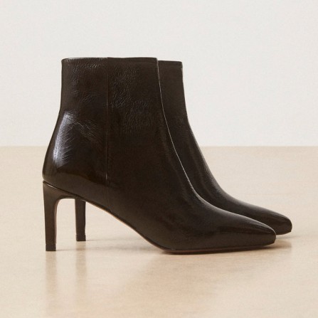Boots RIVECOUR N°720 Cuir Vernis Kaki 