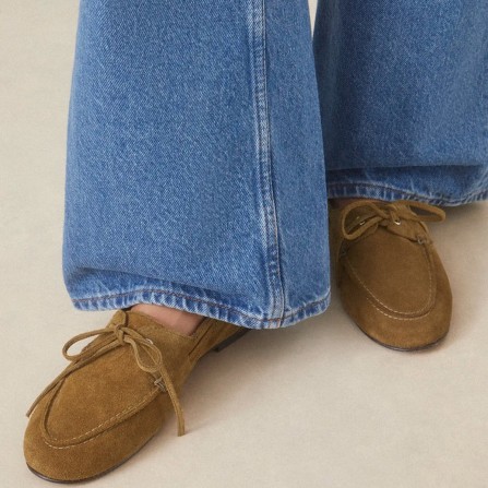Mocassins RIVECOUR N°152 Suède Ecorce