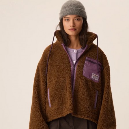 Veste DES PETITS HAUTS Izandro Bois
