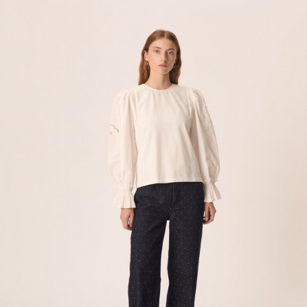 Tee Shirt DES PETITS HAUTS Yelinda Ecru