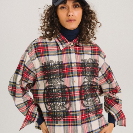 Chemise TINSELS Usk Stone Ecru