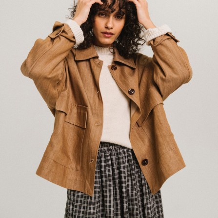 Veste TINSELS Frantzy Easy Ocre