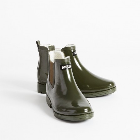 Boots AIGLE Carville Fur 2 Kaki
