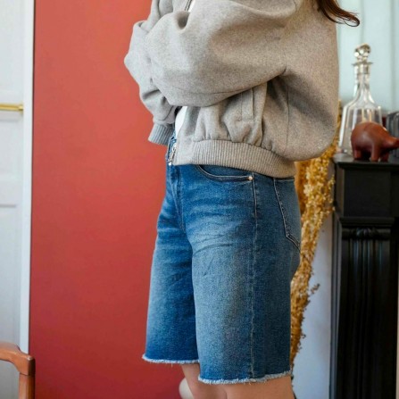 Short ISLOW Elio Recycled Denim Worn Vintage 