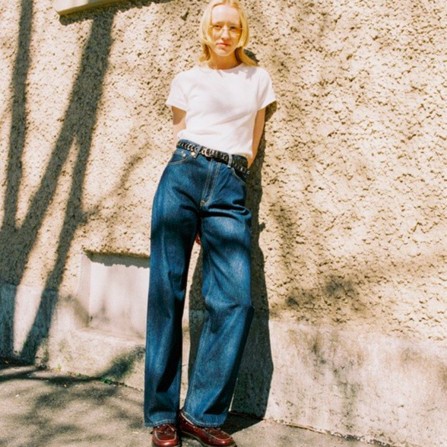 Jean NUDIE Clean Eileen Classic Blue 
