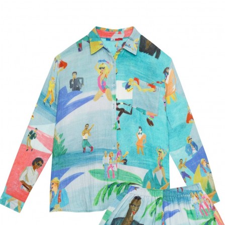Chemise G.KERO 80s Color