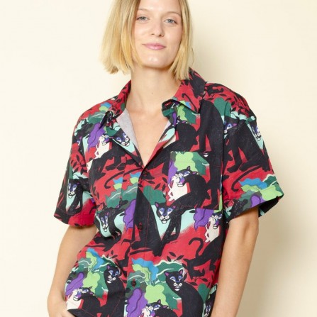 Chemise WOP Poppy Panthers Bordeaux 2