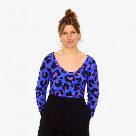 Top WOP Poppy Panthers Royal Blue 