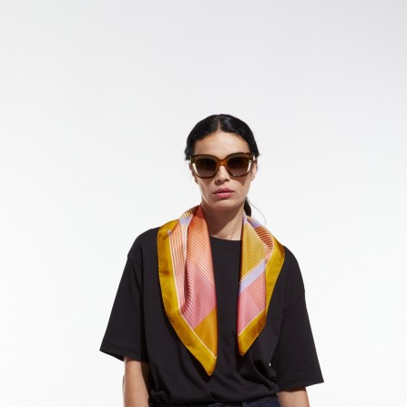 Foulard MA POESIE Vibrant Orange