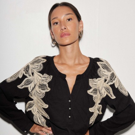 Blouse LOUIZON Banora Noir