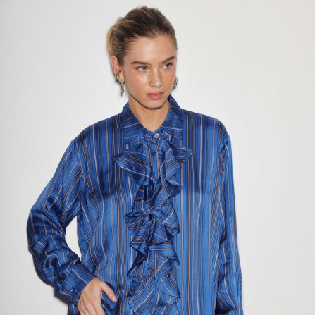 Blouse LOUIZON Falga Stripe Bleu