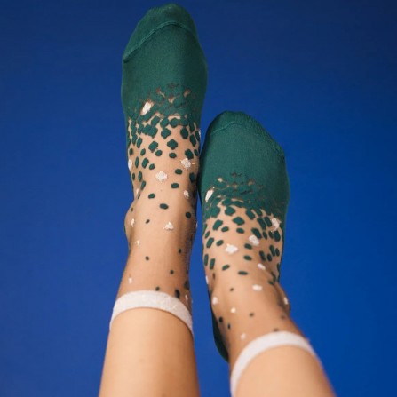 Chaussettes ST EUSTACHE Nakameguro Emeraude