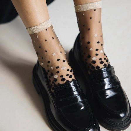 Chaussettes ST EUSTACHE Nakameguro Or