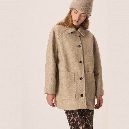 Manteau DES PETITS HAUTS Yiman Ecru