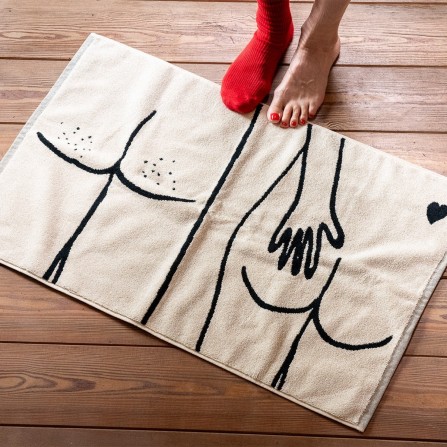 Tapis de Bain HELEN B Naked Couple Back