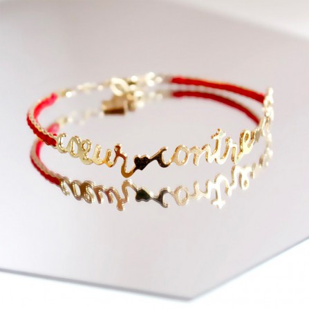 Bracelet CHRISTELLE dit CHRISTENSEN Coeur Contre Coeur